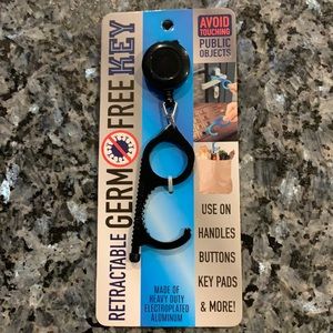 🛑 2/$6 New Retractable Germ Free Key Father Mother Grandma Grandpa